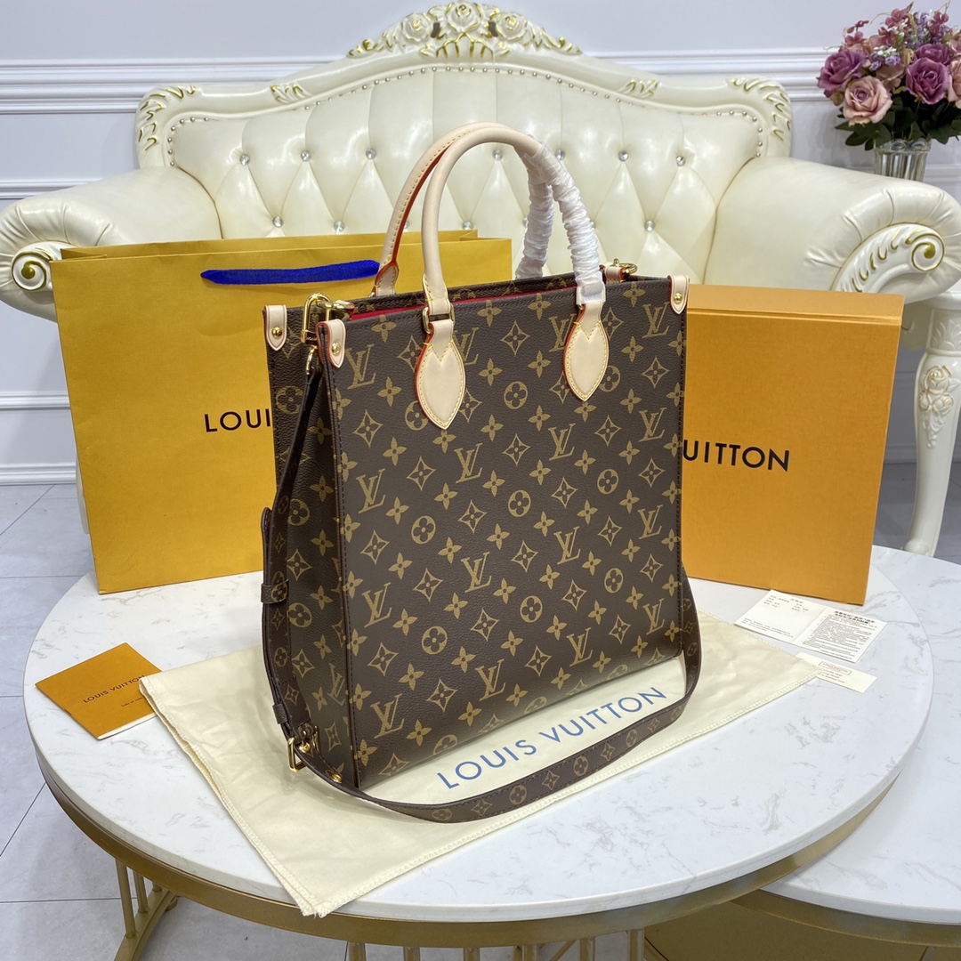 Louis Vuitton SAC PLAT PM Handbag Monogram M45848 